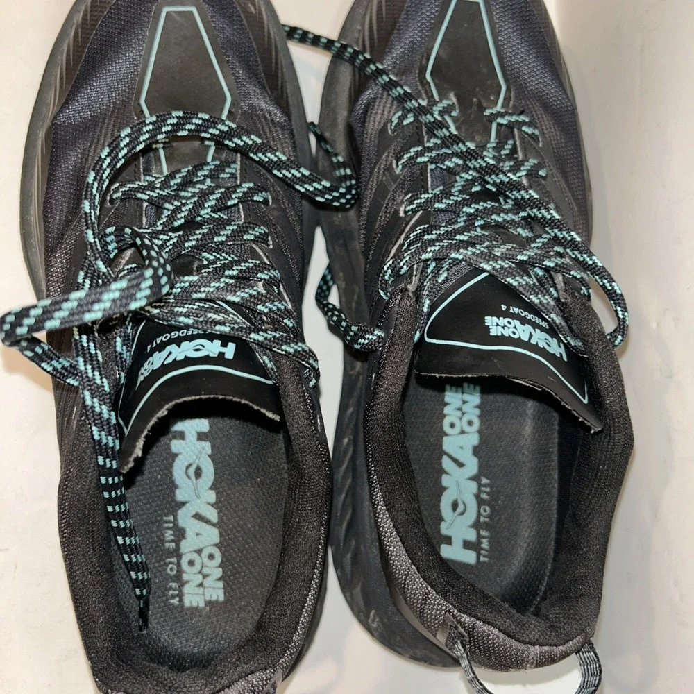 HOKA ONE ONE Speedgoat 4 GoreTex Vibram Running trail sneaker Shoes Women sz 7.5